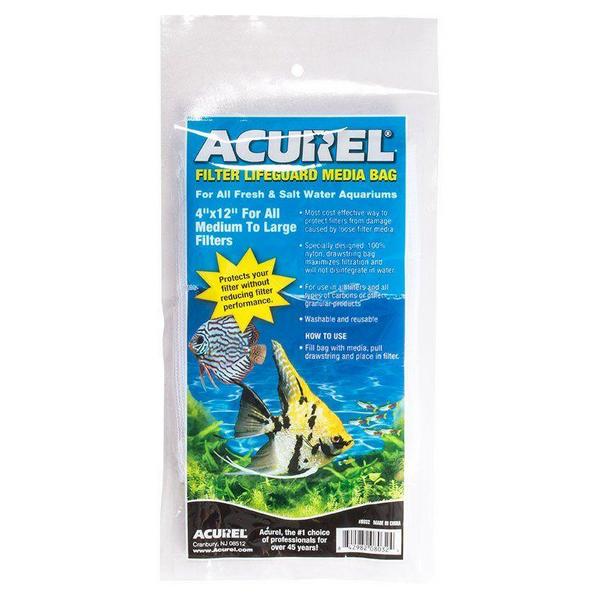 Acurel Filter Lifeguard Media Bag with Drawstring - 12" Long x 4" Wide - Giftscircle