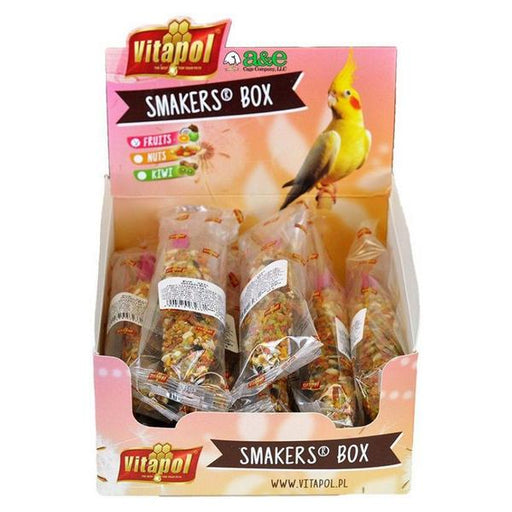 A&E Cage Company Smakers Cockatiel Fruit Treat Sticks - 12 count - Giftscircle