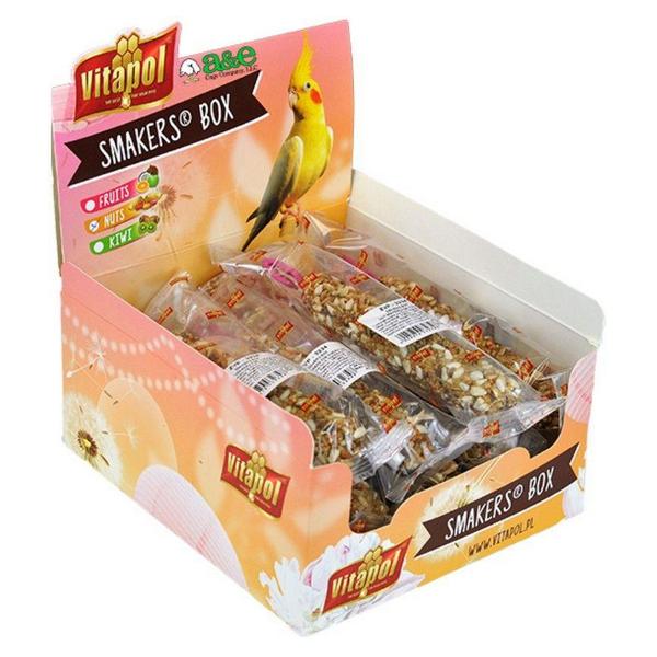 A&E Cage Company Smakers Cockatiel Nut Treat Sticks - 12 count - Giftscircle