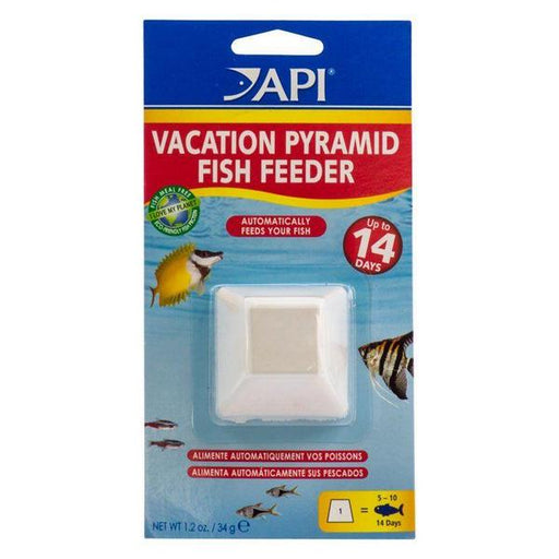 API 14 Day Vacation Pyramid Fish Feeder - Feeds up to 15-20 fish in a 10 gallon tank for 7 to 8 days - Giftscircle