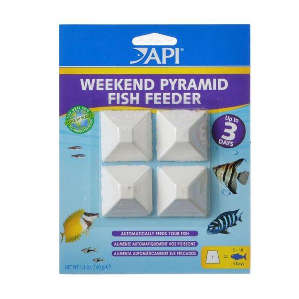 API 3-Day Pyramid Fish Feeder - Feeds 15-20 Fish for up to 4 Days - Giftscircle