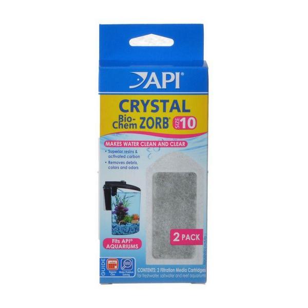 API Crystal Bio-Chem Zorb for SuperClean Power Filter - Size 10 (2 Pack) - Giftscircle