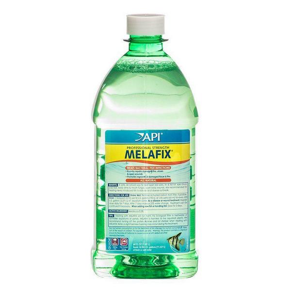 API MelaFix Antibacterial Fish Remedy - 64 oz Bottle (Treats 18,900 Gallons) - Giftscircle