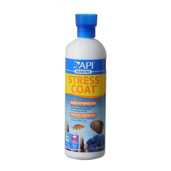 API Stress Coat Marine Fish & Tap Water Conditioner - 16 oz (Treats 948 Gallons) - Giftscircle