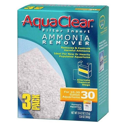 Aquaclear Ammonia Remover Filter Insert - Size 30 - 3 count - Giftscircle