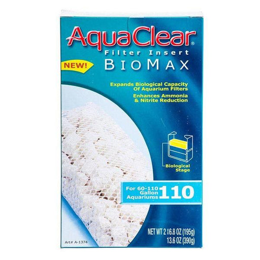 Aquaclear Bio Max Filter Insert - Bio Max 110 (Fits AquaClear 110 & 500) - Giftscircle