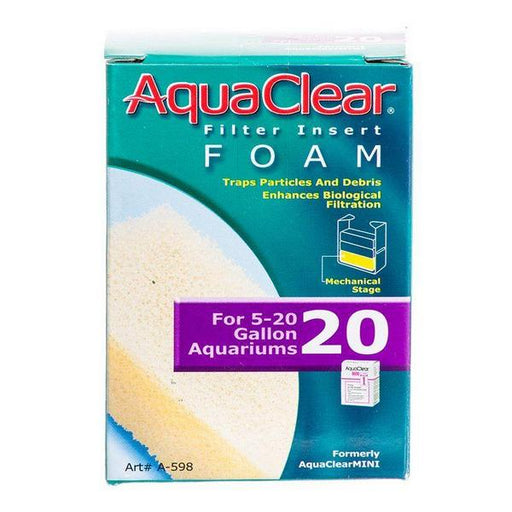 Aquaclear Filter Insert Foam - For Aquaclear 20 Power Filter - Giftscircle