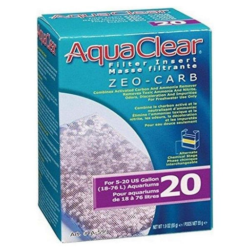 AquaClear Filter Insert - Zeo-Carb - 20 gallon - 1 count - Giftscircle
