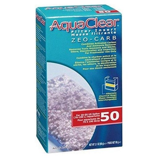 AquaClear Filter Insert - Zeo-Carb - 50 gallon - 1 count - Giftscircle