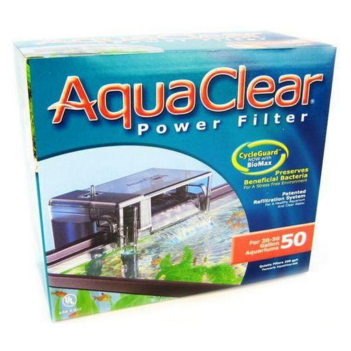 Aquaclear Power Filter - Aquaclear 50 (200 GPH - 20-50 Gallon Tanks) - Giftscircle