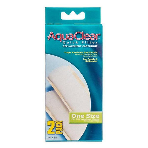 Aquaclear Quick Filter Replacement Cartridge - 2 Pack - Giftscircle