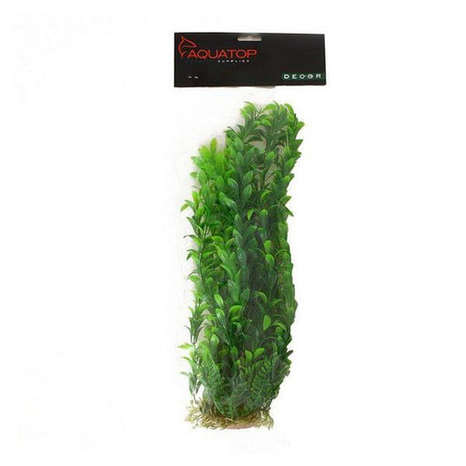 Aquatop Anacharis Aquarium Plant - Green - 16" High w/ Weighted Base - Giftscircle