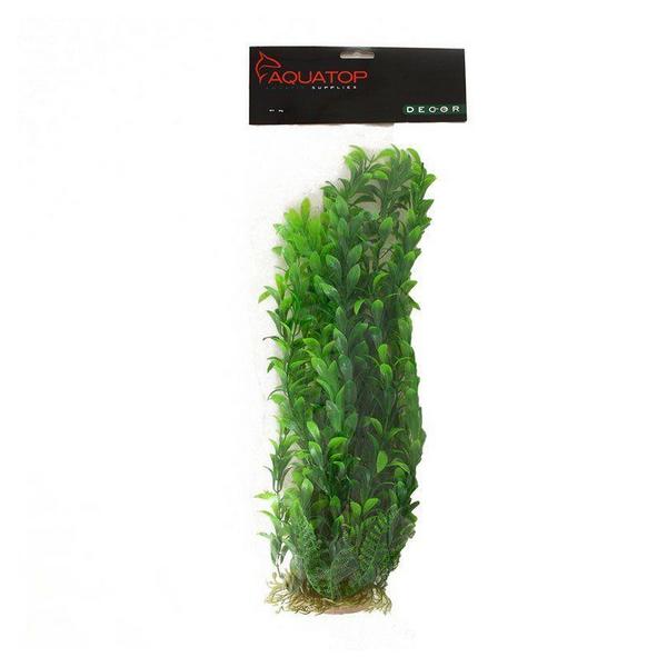 Aquatop Anacharis Aquarium Plant - Green - 16" High w/ Weighted Base - Giftscircle