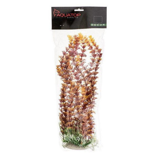 Aquatop Cabomba Aquarium Plant - Fire - 20" High w/ Weighted Base - Giftscircle