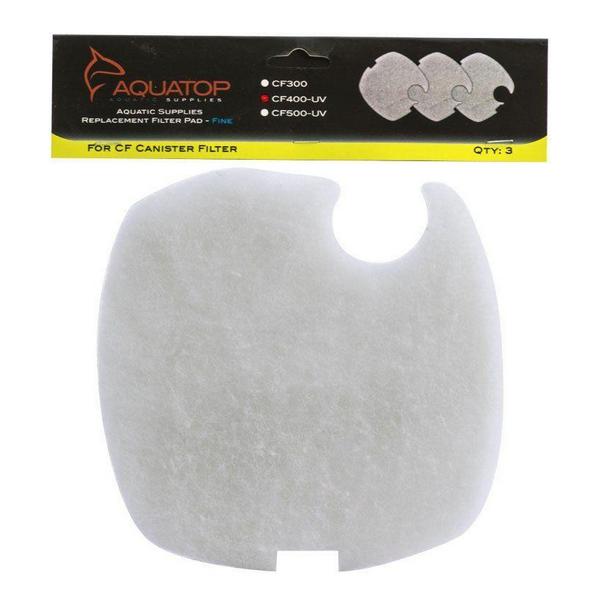 Aquatop Replacement Fine Filter Pads - For CF400-UV - Fine (3 Pack) - Giftscircle