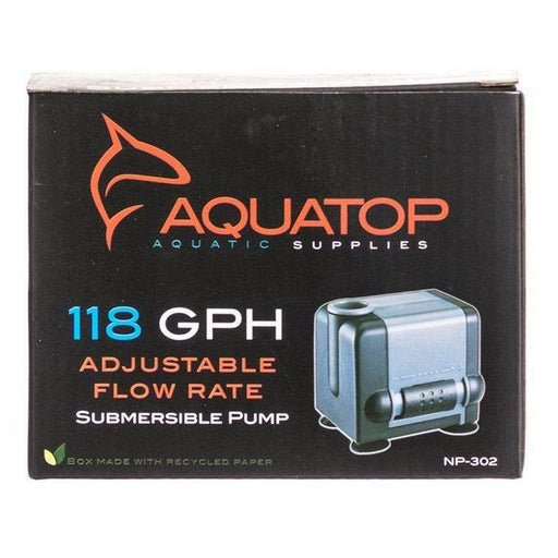 Aquatop Submersible Aquarium Pump - 7 Watts - NP-302 (130 GPH) - Giftscircle