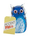 Art Glass Figurine - Blue Owl - Giftscircle