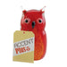 Art Glass Figurine - Red Owl - Giftscircle