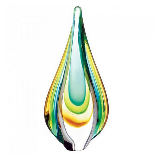 Art Glass Teardrop Sculpture - Giftscircle