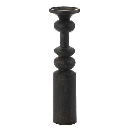 Artisan Wood Candle Holder - Casares Black - Giftscircle