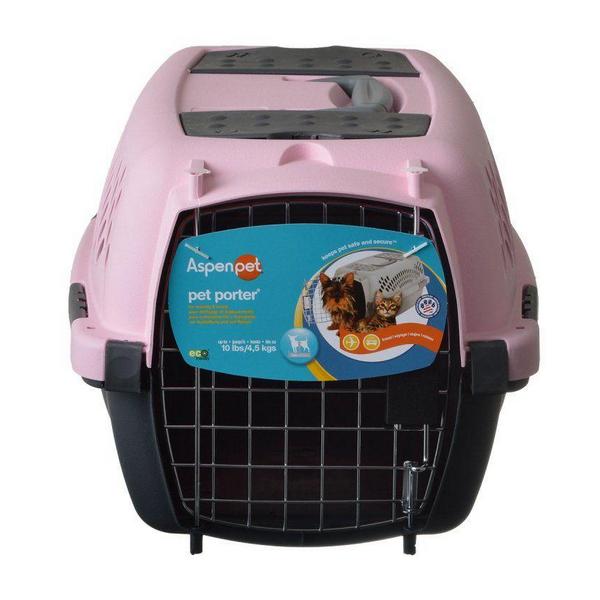 Aspen Pet Pet Porter - Pink - Pets up to 10 lbs (19"L x 12.6"W x 10"H) - Giftscircle
