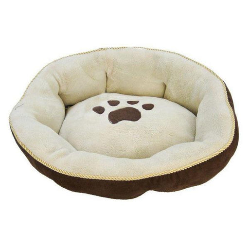 Aspen Pet Rounded Sculptured Dog Bed - 18" Diameter - Giftscircle
