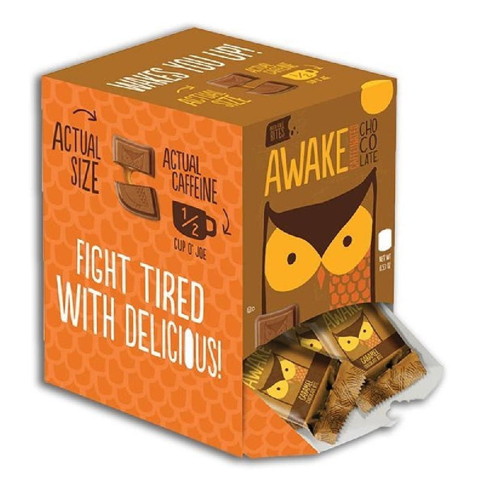 Awake Caffeinated Chocolate Caramel Bites - Giftscircle