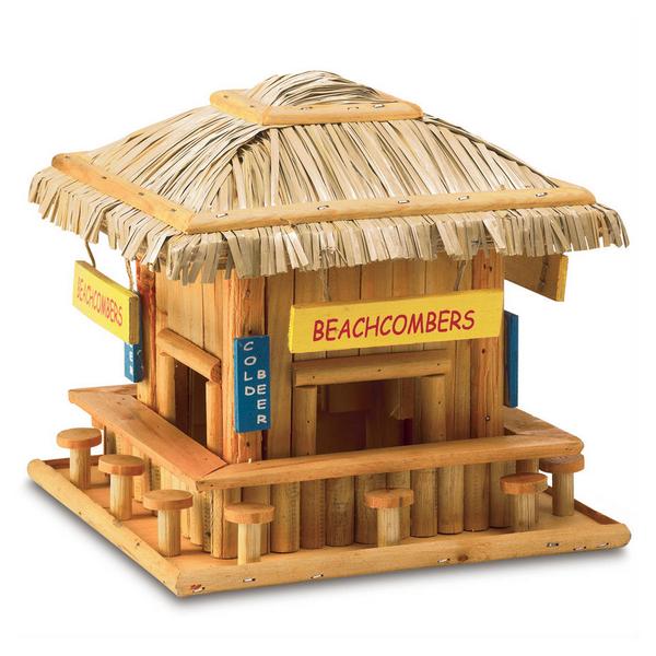 Beachcombers Tiki Bar Birdhouse - Giftscircle