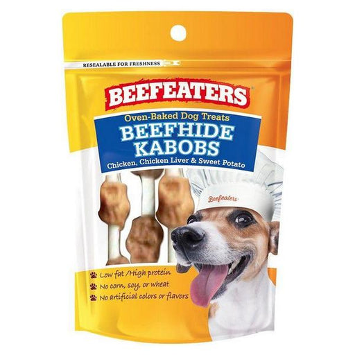 Beafeaters Oven Baked Beefhide Kabobs Dog Treat - 1.58 oz - Giftscircle