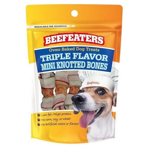 Beafeaters Oven Baked Triple Flavor Mini Knotted Bones - 1.26 oz - Giftscircle