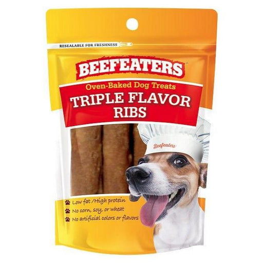 Beafeaters Oven Baked Triple Flavor Ribs Dog Treat - 1.65 oz - Giftscircle
