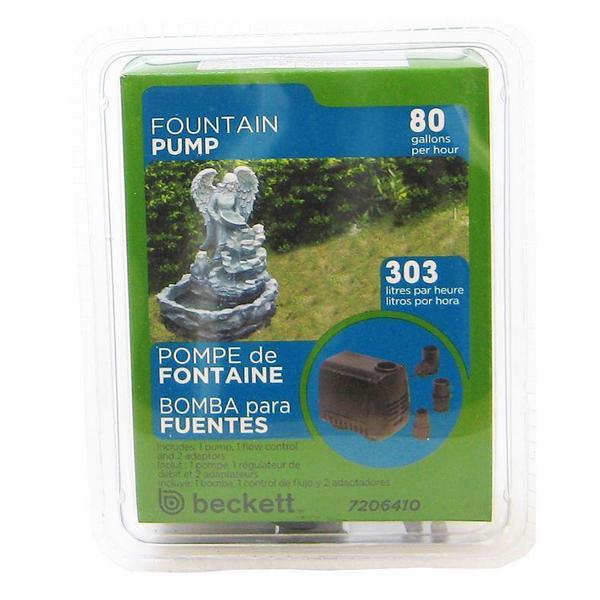 Beckett Fountain Pump for Indoor or Outdoor - 60 GPH - Giftscircle