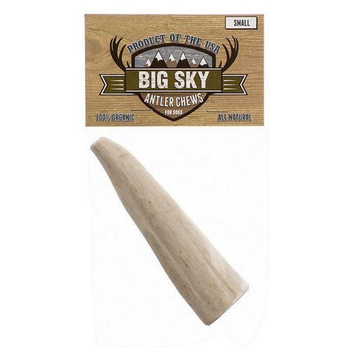 Big Sky Antler Chew for Dogs - Small - 1 Antler - Dogs 5-40 lbs - (4"-5" Chew) - Giftscircle
