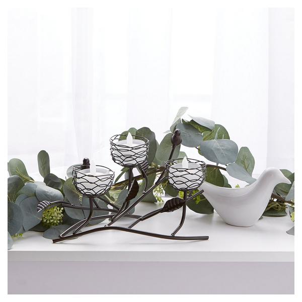 Birds and Branches Triple Nest Tealight Candle Holder - Giftscircle