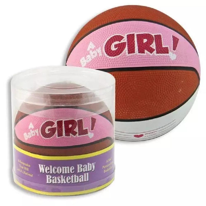 Birth Announcement Basketball - Girl - Giftscircle