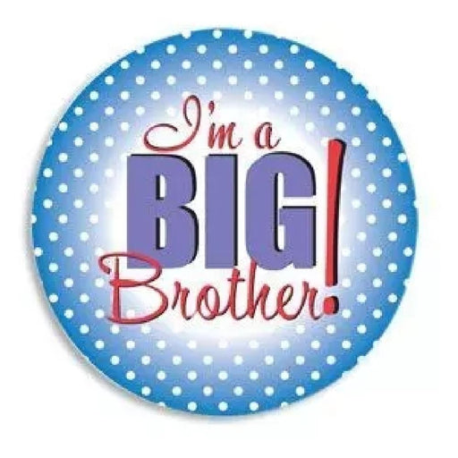 Birth Announcement Button - Big Brother - Giftscircle