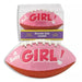 Birth Announcement Football - Girl - Giftscircle