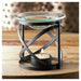 Black Matte Oil Warmer with Glass Dish - Giftscircle