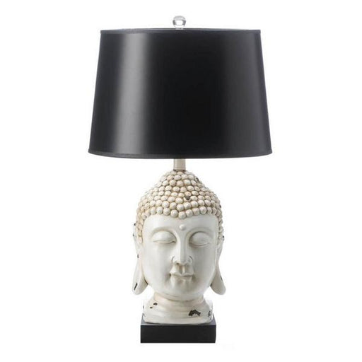 Black & White Buddha Table Lamp - Giftscircle