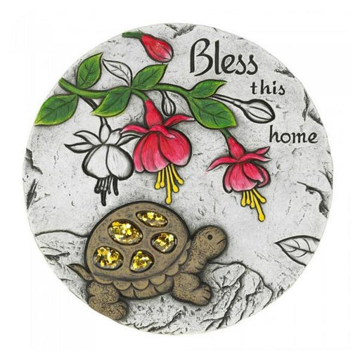 Bless This Home Turtle Cement Garden Stepping Stone - Giftscircle