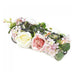 Blooming Faux Floral Candle Holder Centerpiece - Giftscircle