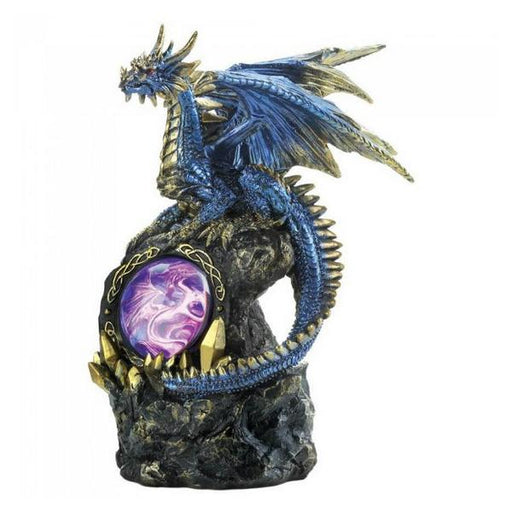 Blue and Gold Dragon Light-Up Figurine - Giftscircle