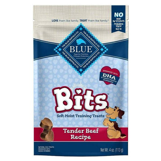 Blue Buffalo Blue Bits Soft-Moist Training Treats Tender Beef Recipe - 4 oz - Giftscircle