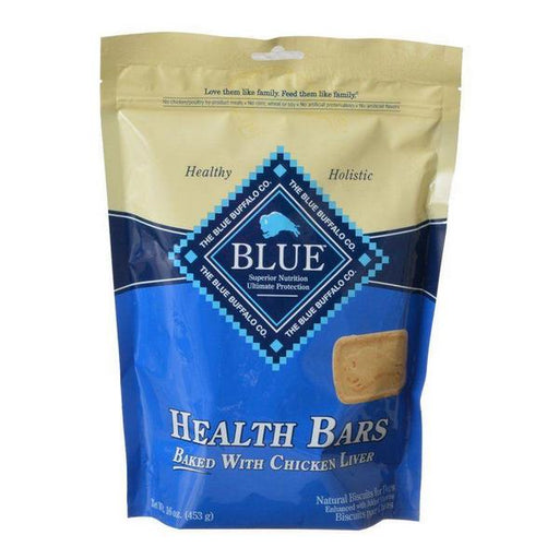 Blue Buffalo Health Bars Dog Biscuits - Baked with Chicken Liver - 16 oz - Giftscircle