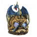 Blue Dragon and Skull Light-Up Statue - Giftscircle
