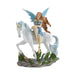 Blue Fairy with White Unicorn Figurine - Giftscircle