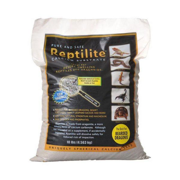 Blue Iguana Reptilite Calcium Substrate for Reptiles - Natural White - 40 lbs - (4 x 10 lb Bags) - Giftscircle