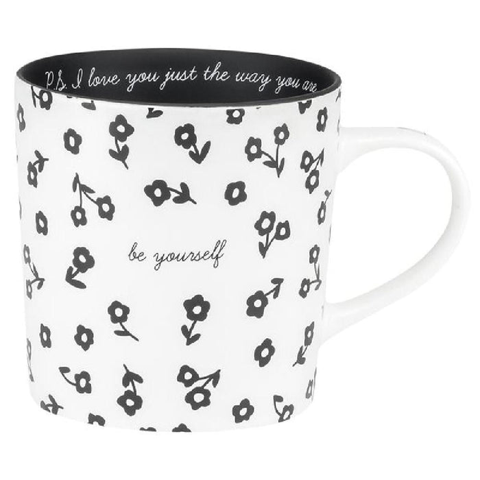Bone China Mug - Be Yourself - PS I Love You Just the Way You Are - Giftscircle