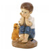 Boy and Puppy Solar Garden Figurine - Giftscircle