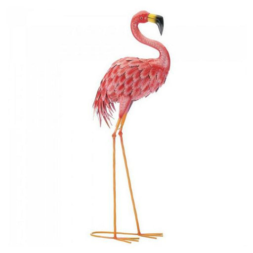 Bright Flamingo Yard Art - Looking Forward - Giftscircle